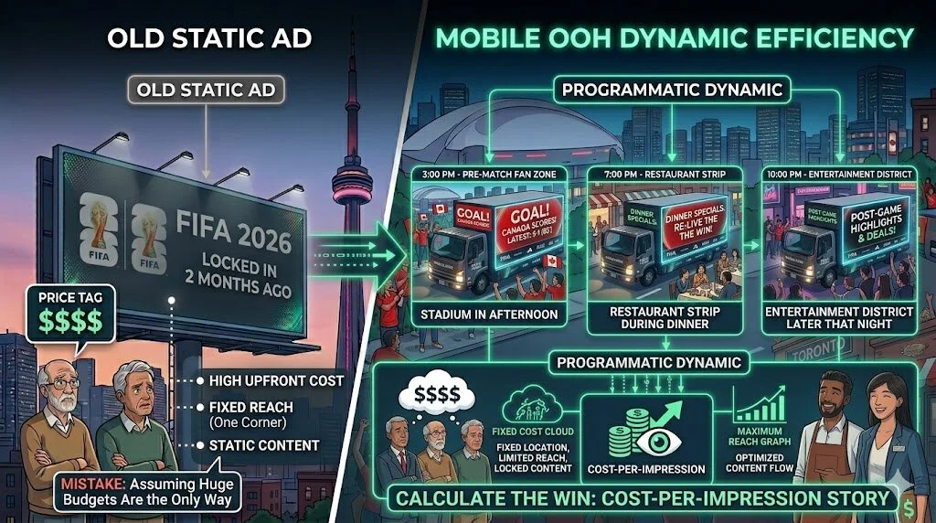 How much do billboard ads cost during the FIFA World Cup 2026