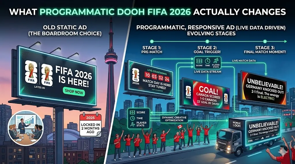 What Programmatic DOOH FIFA 2026 Actually Changes