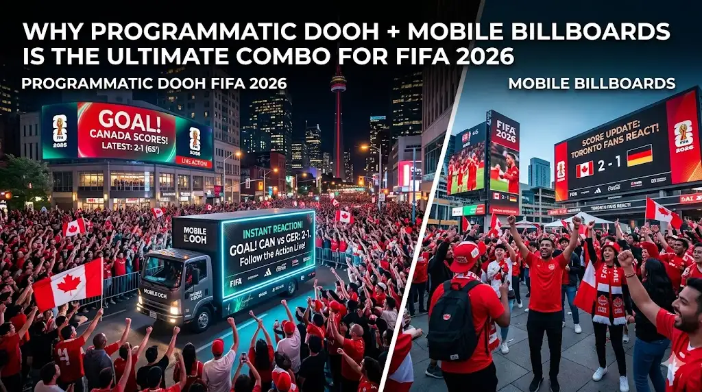 Why Programmatic DOOH + Mobile Billboards is the Ultimate Combo for FIFA 2026